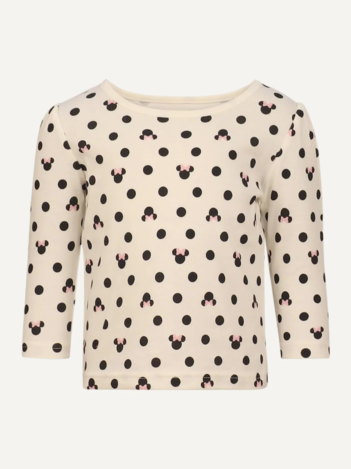 Minnie Mouse Conjunto de overol polo manga larga