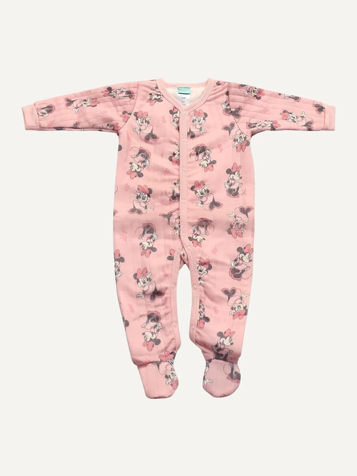 Minnie Mouse pijama mameluco acolchado x2 — vista 2