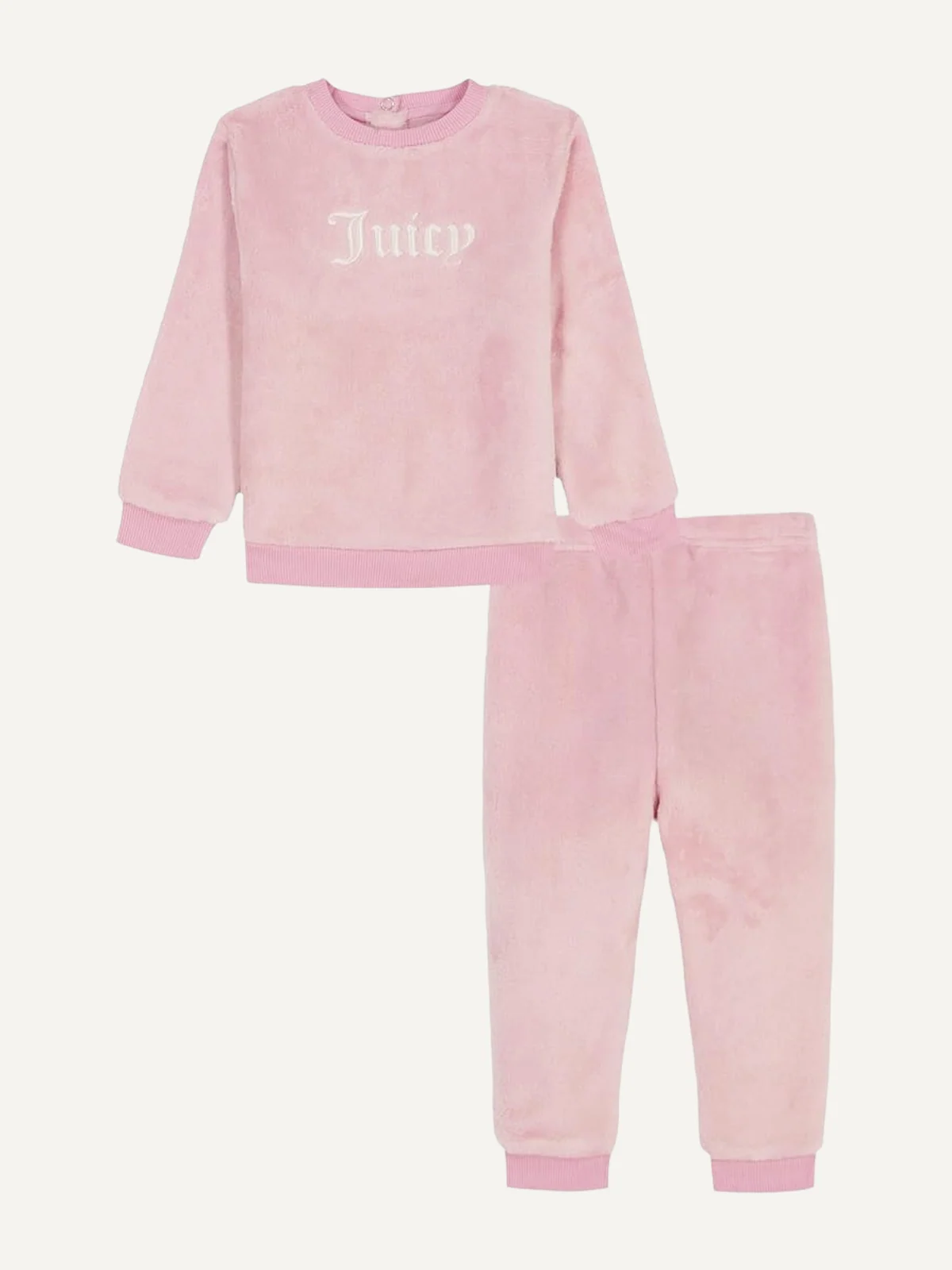 Conjunto de pantalón sherpa de 2 piezas para niña — vista 2