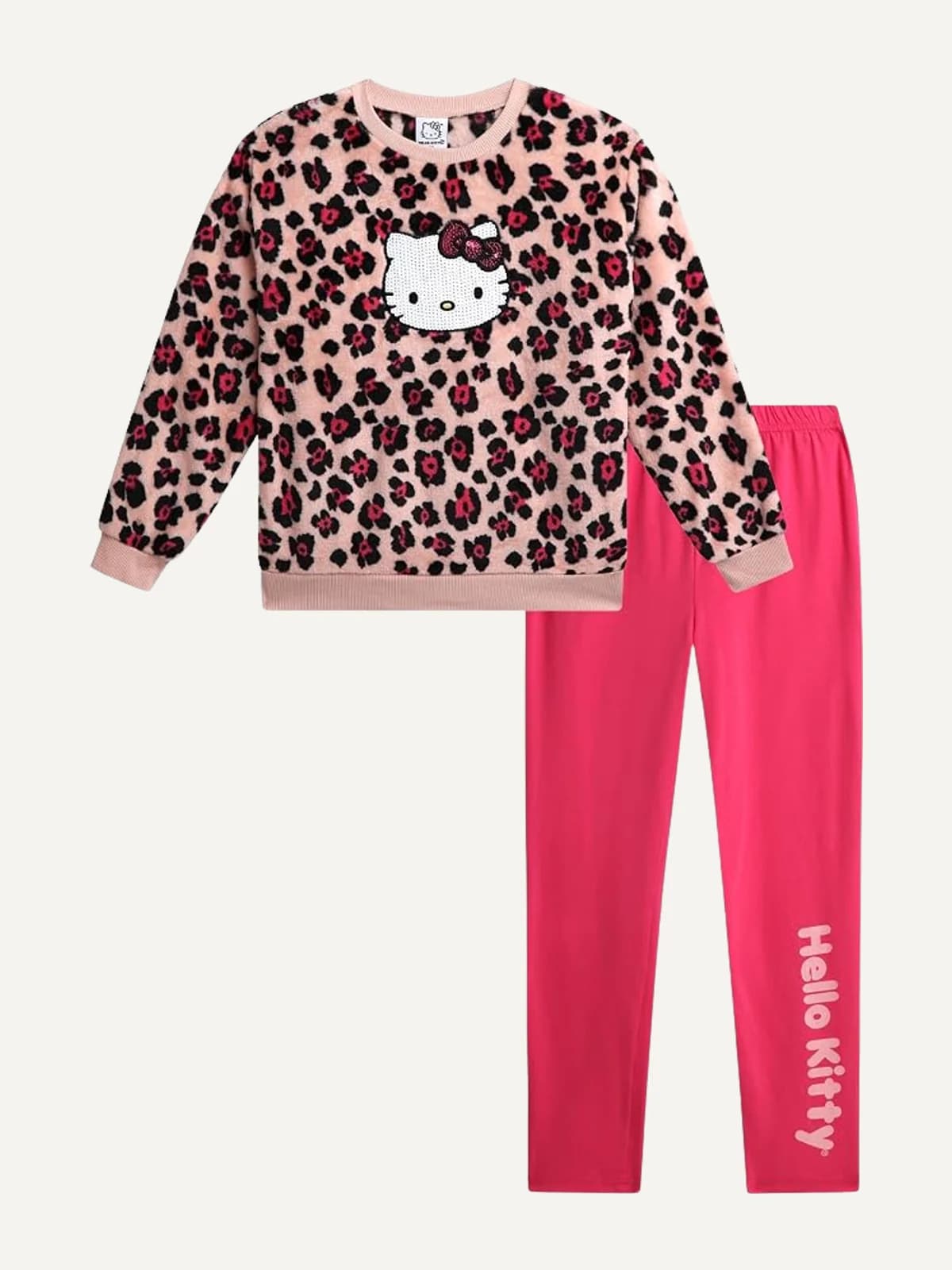 Conjunto de 2 piezas polera y leggings a juego